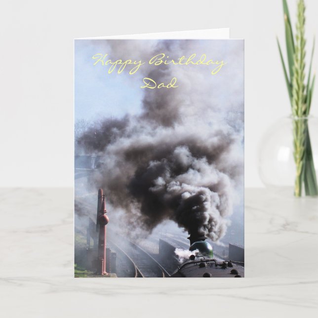 CARTE TRAINS À VAPEUR (Devant)