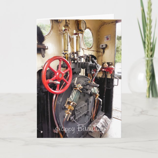 CARTE TRAINS À VAPEUR (Devant)