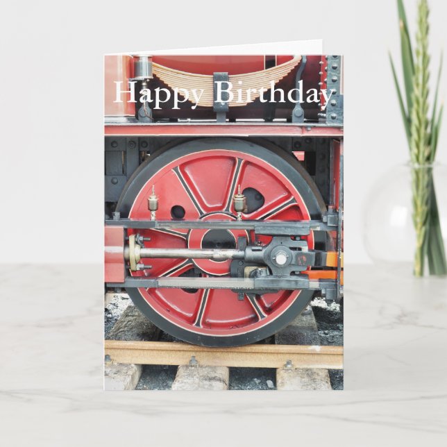 CARTE TRAINS À VAPEUR (Devant)