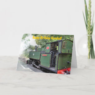 CARTE TRAINS À VAPEUR