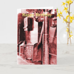 CARTE TRAINS À VAPEUR