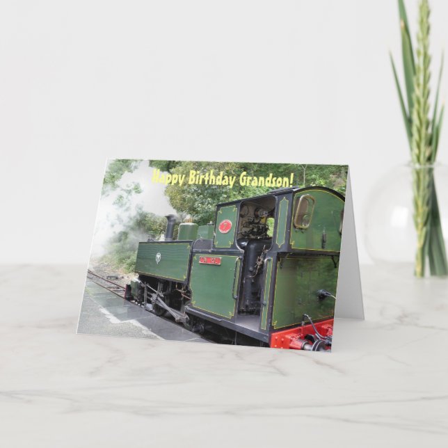 CARTE TRAINS À VAPEUR (Devant)