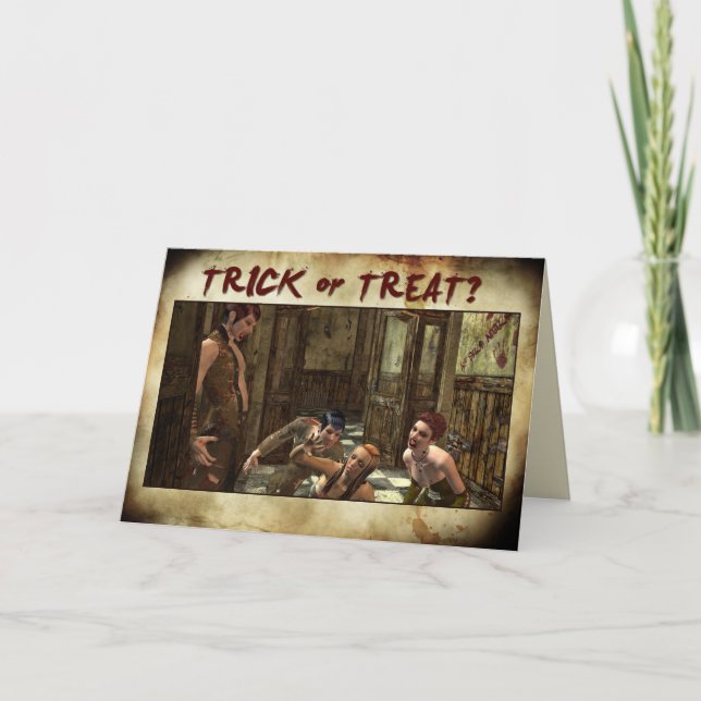 Carte Traitement d'Halloween (Devant)
