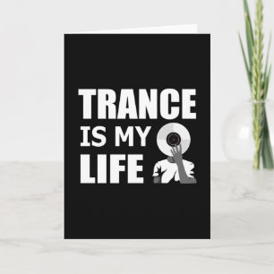 Carte Trance Techno Music Rave DJ House Dance Idée cadea