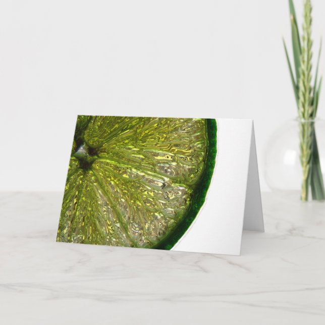 Carte Tranche enduite de chaux de sucre (Devant)