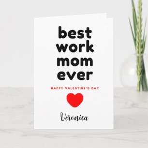 Carte Travail amusant Maman Saint Valentin