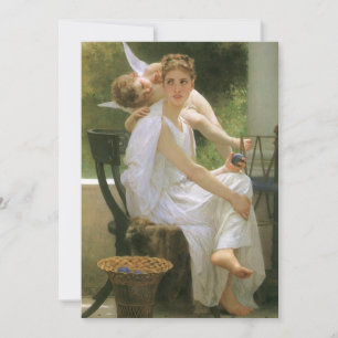 Carte Travail Interrompu par Bouguereau, Portrait d'ange