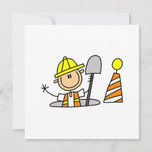 Carte Travailleur du bâtiment en T-shirts et cadeaux Man