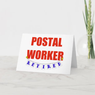 CARTE TRAVAILLEUR POSTAL RETRAITÉ