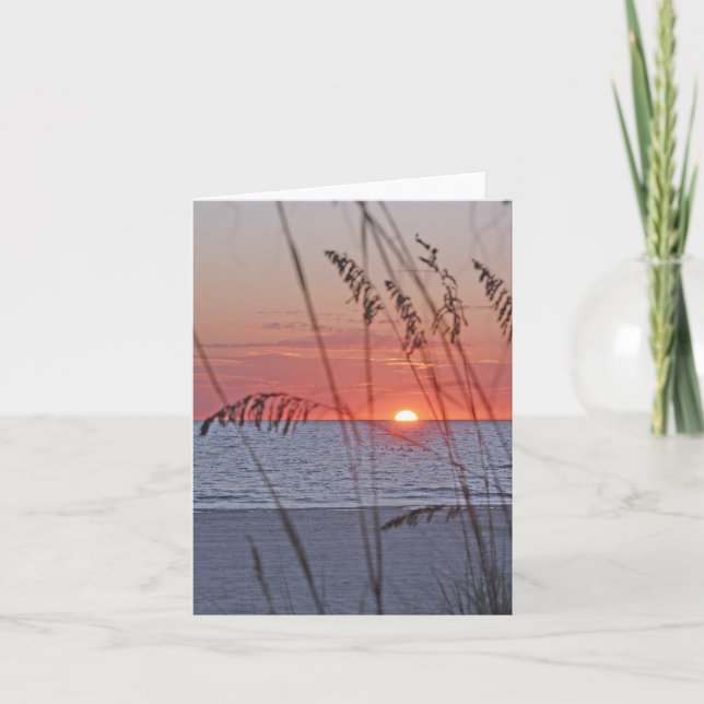 Carte Treasure Island Sunset Note (Devant)