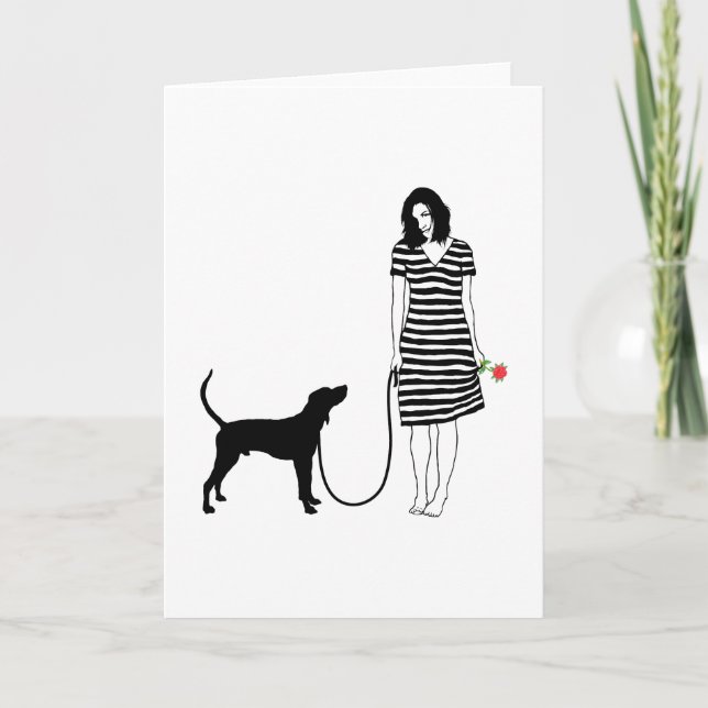 Carte Treking Walker Coonhound (Devant)