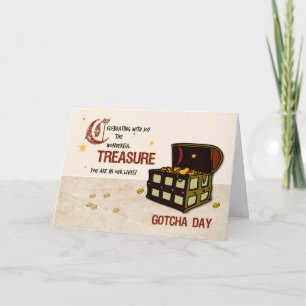 Carte Trésor de pirate Gotcha Day, Garçon