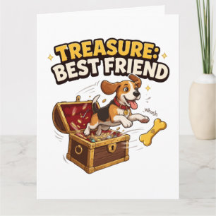 Carte Trésor Meilleur Ami Beagle