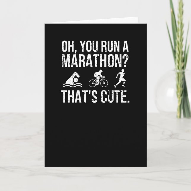 Carte Triathlon Endurance Sports Triathlon Lover Cadfts (Devant)