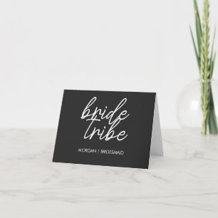 Carte Tribe de mariée   Proposition moderne de parti nup