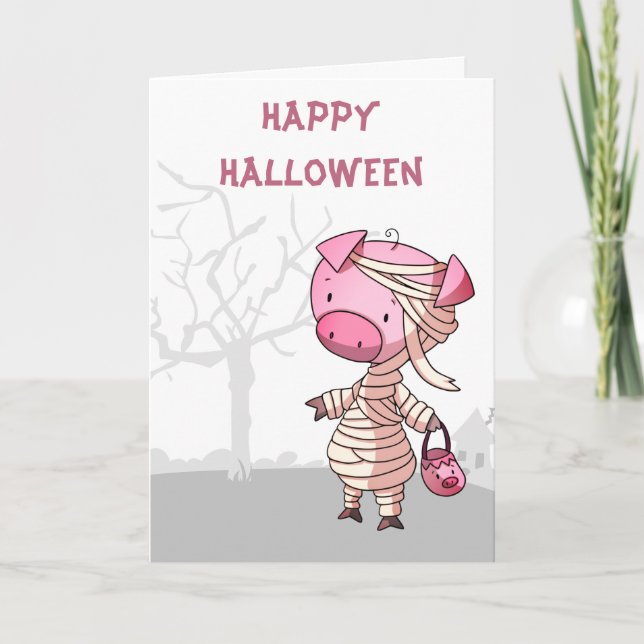 Carte Trick de cochon pour maman ou traitement de la drô (Devant)