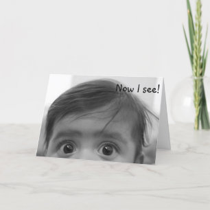 CARTE TRICK OF THE EYES ANNIVERSAIRE SOUHAIT