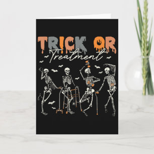 Carte Trick Or Treatment Pt Physiothérapeute H