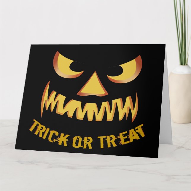 Carte Trick ou Treat (Devant)