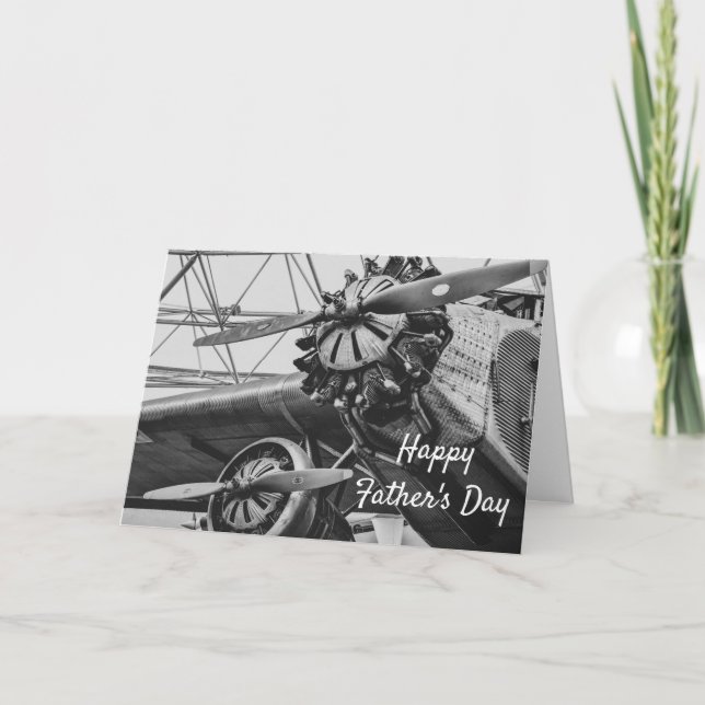 Carte Trimoteur 5-AT - Fête des pères de l'aéronef à oie (Devant)