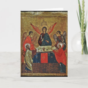 Carte Trinité avec les saints