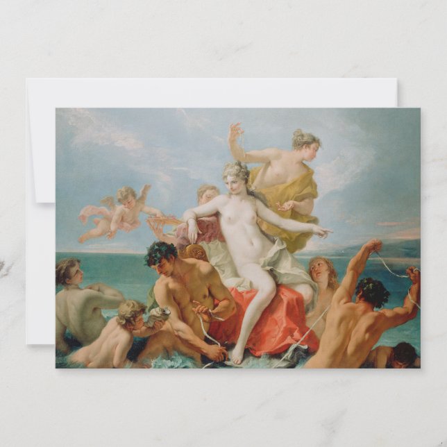 Carte Triomphe de la Vénus Marine | Sebastiano Ricci (Devant)