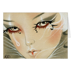 Carte triste de larme de farceur