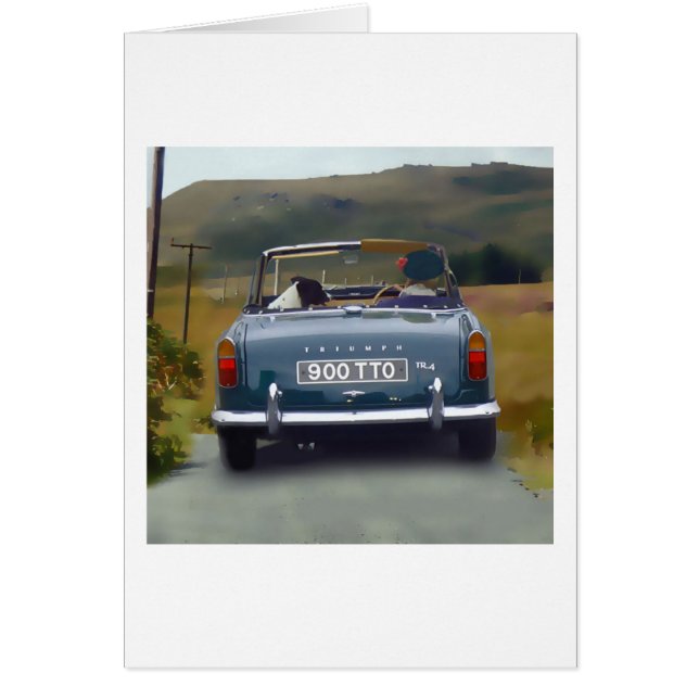 Carte Triumph TR4 (Devant)