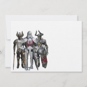 Carte Trois chevaliers