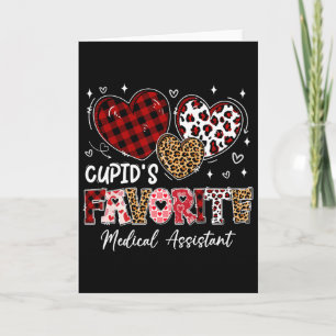 Carte Trois Cœurs Favori de Cupidon Médical Istant Valen