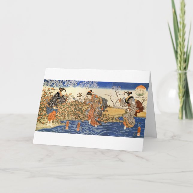 Carte Trois femmes japonaises (Devant)