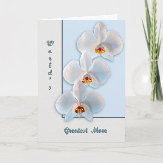 Carte Trois orchidées (Devant)