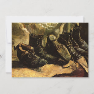 Carte Trois paires de chaussures de Vincent van Gogh
