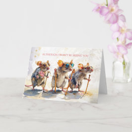 Carte Trois souris aveugle Anniversaire plaisir