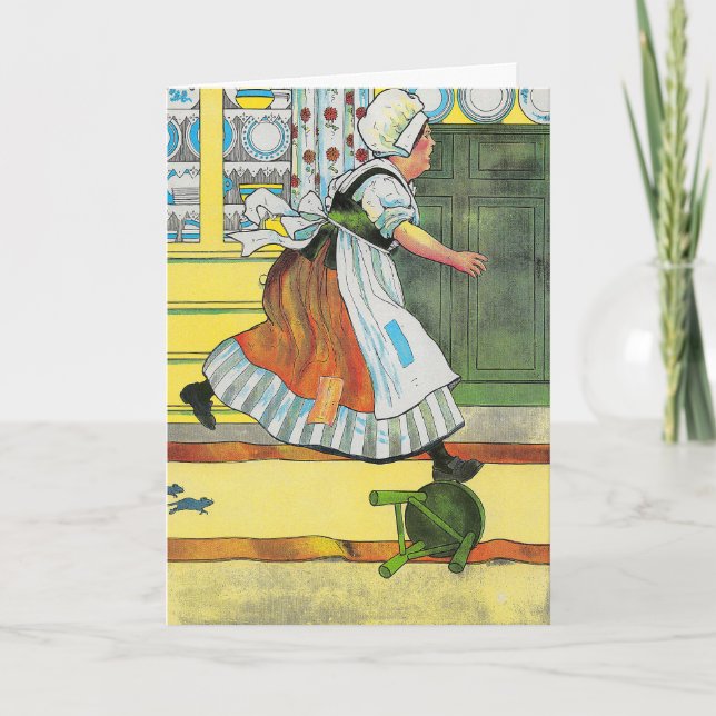 Carte Trois souris aveugle Mère Oie Nourriture rime (Devant)