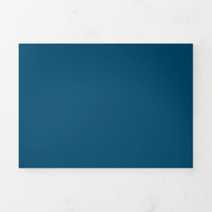Carte Trois Volets Bleu métallique, Bleu ardoise, Bleu petit,