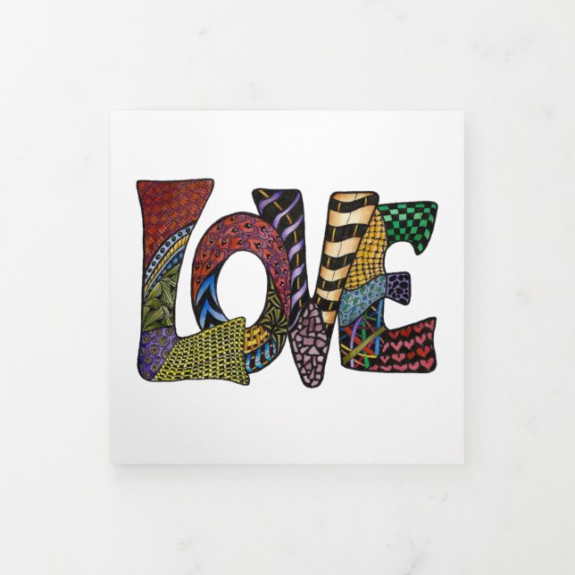 Carte Trois Volets Bonne année (Protection)