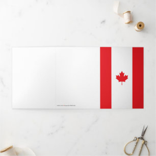Carte Trois Volets Drapeau du Canada