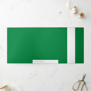 Carte Trois Volets Drapeau du Nigeria