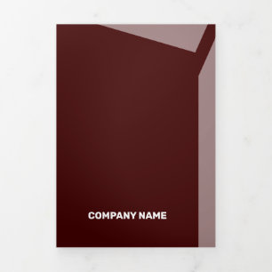Carte Trois Volets Formes plates d'entreprise Impacty Bordeaux