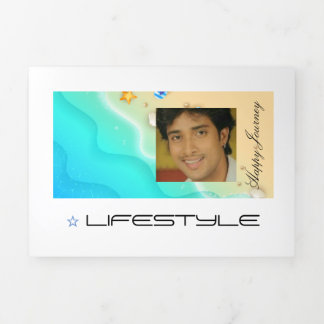 Carte Trois Volets Joyeux MODE DE VIE-Voyage