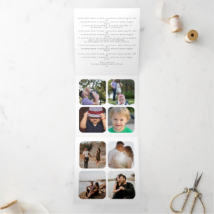 Carte Trois Volets Personnalisez facilement votre propre photo unique
