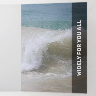 Carte Trois Volets Transparence moderne noire fraîche