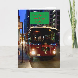 Carte Trolley De Noël À Chicago