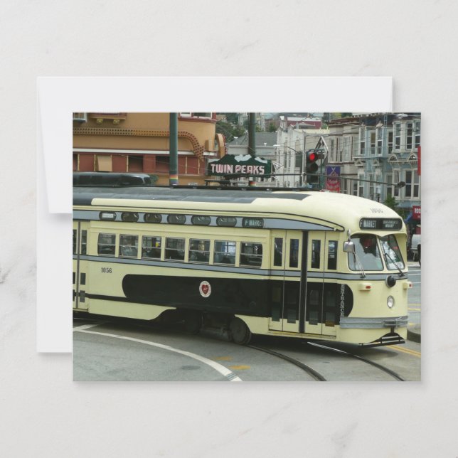 Carte Trolley de San Francisco (Devant)