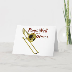 Carte Trombone joue bien