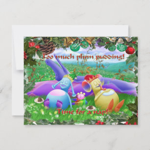Carte Trop de pudding de prune !