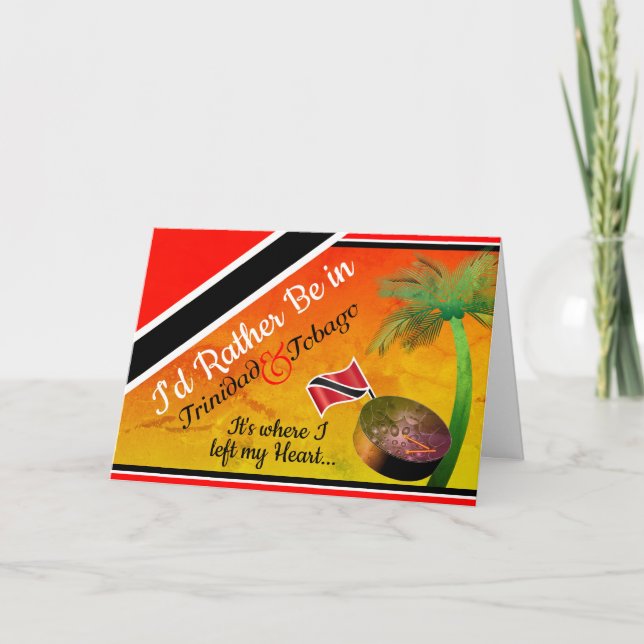 Carte Tropical I préfèrerait être à Trinidad et Tobago (Devant)