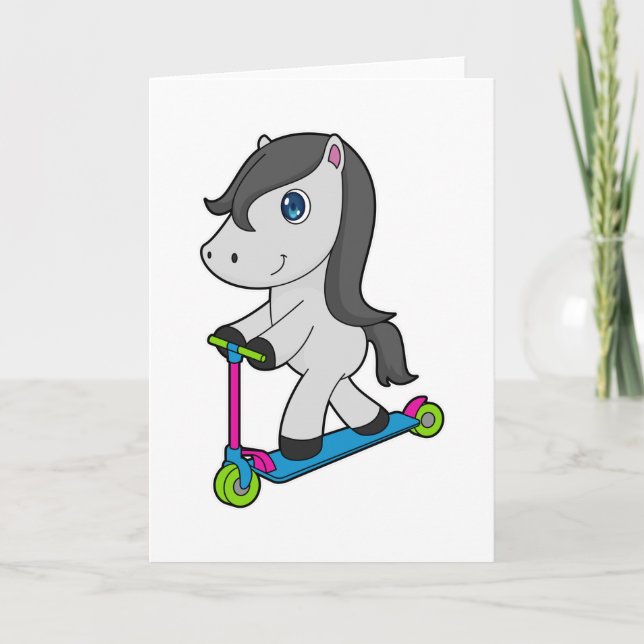 Carte Trottinette à cheval (Devant)