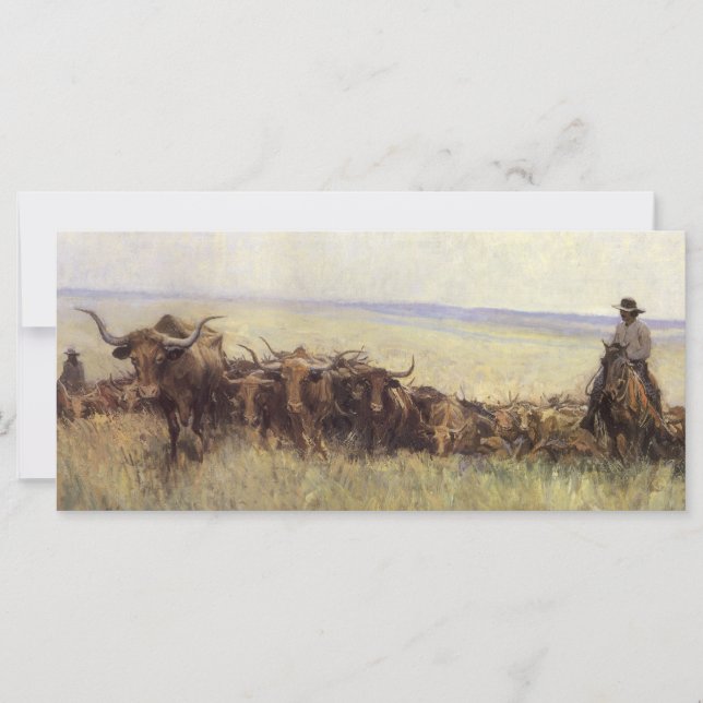 Carte Troupeau de sentiers au Wyoming par WHD Koerner (Devant)